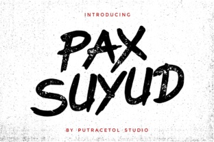 Pax Suyud: A Unique Typographic Statement