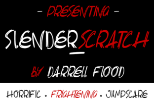 Slenderscratch: A Bold, Handcrafted Font for Creative Projects